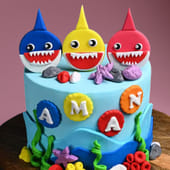 Fintastic Shark Theme Cake