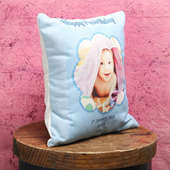First Bday Baby Annoucement Cushion