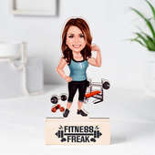 Fitness Freak Woman Caricature: Best Gifts for women
