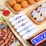 Five Designer Rakhis N Gourmet Munchies Hamper