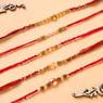 Radiant Mauli Beaded Rakhis