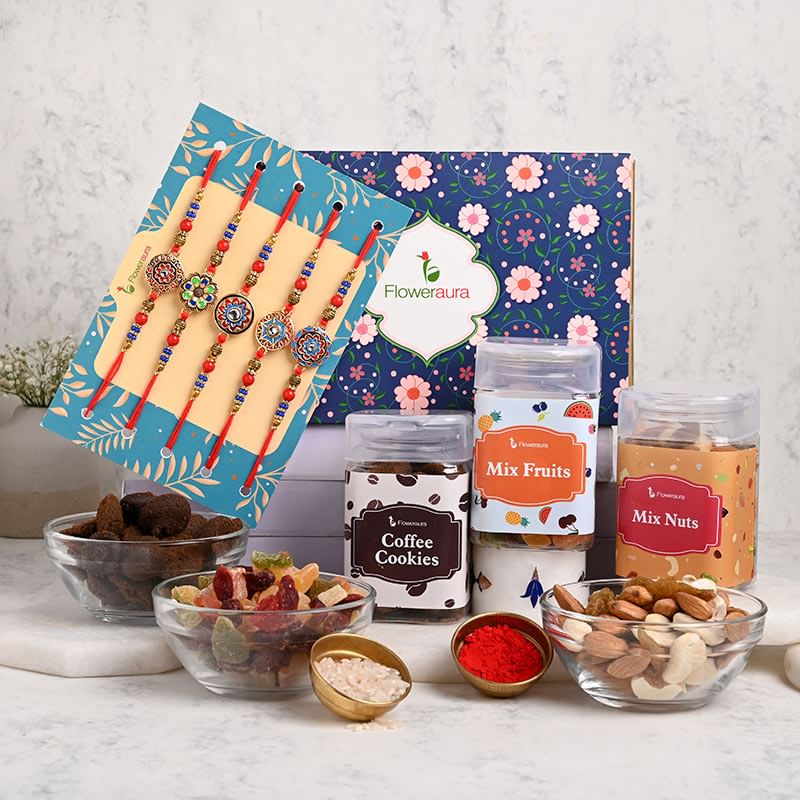 Fancy Rakhi for Brother - Five Rakhis Signature Box