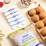 Five Regal Designer Rakhis N Treats Combo