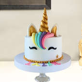 Flavorful Unicorn Fondant Cake