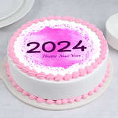 Buy Flavourful New Year Poster Cake