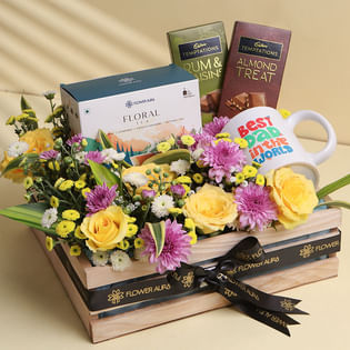 Flavours N Flowers Hamper For Dad