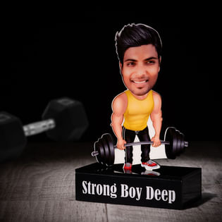 Flex The Body Caricature