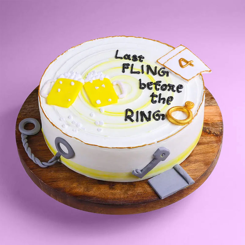 Fling Before Ring Cake