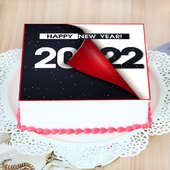Flipping Picture 2022 New Year Cake 