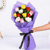 Paradise Mixed Roses Bouquet