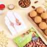 Floral Bhaiya Bhabhi Rakhi With Sweets N Nuts