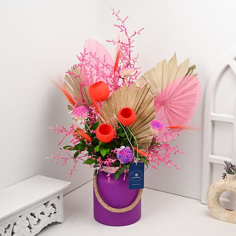 Floral Colorful Embrace