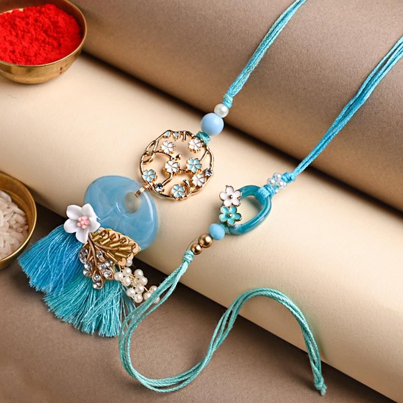 Send Good Luck Rakhi for Bhaiya bhabhi online