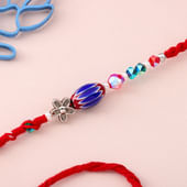 Floral Crystal Designer Rakhi