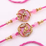 Floral Designer Rakhi Duo-Aus