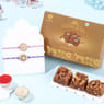 Floral designer Rakhi duo with Dodha Barfi for Raksha Bandhan
