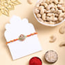Floral Designer Rakhi With Cashews
