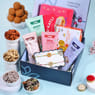 Floral Designer Rakhis With Treats Hamper