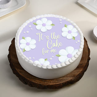 Floral Dream Photo Cake