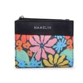 Floral Elegance Leather Wallet