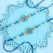 Floral Grace Rakhi Set Of Two