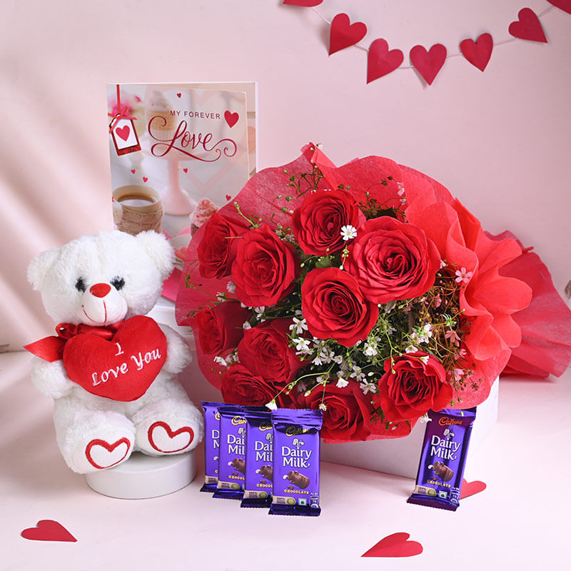 Floral Mushy Love Hamper