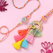 Floral Pastel Charm Bhaiya Bhabhi Rakhis