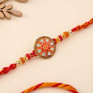 Floral Radiance Rakhi
