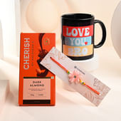 Floral Rakhi with Mug n Chocolate