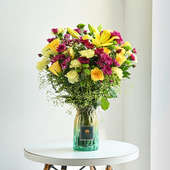 Floral Saga In A Vase