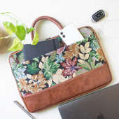 Floral Sleek Laptop Bag