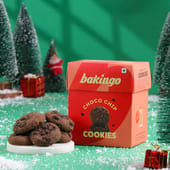 Floral Tea N Cookies with Scented Candle gift for christmas