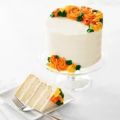 Floral Vanilla Cake