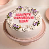 Floral Vanilla Cake for Women's Day