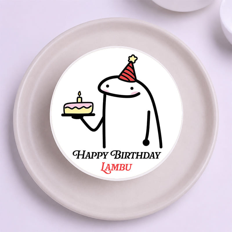 Flork Meme Birthday Bento Cake