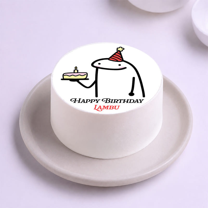 Flork Meme Birthday Bento Cake