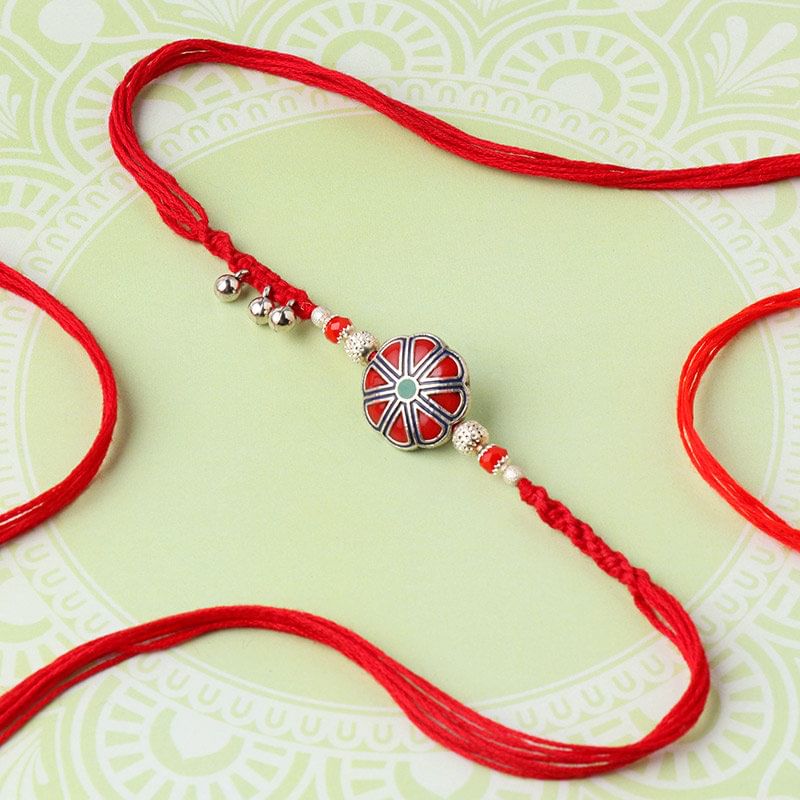 Flower Dial Trinket Rakhi