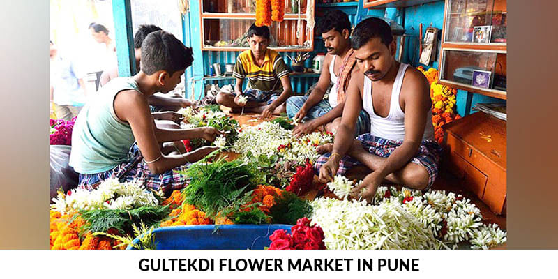 Wholesale Flower Market in Pune (Gultekdi)