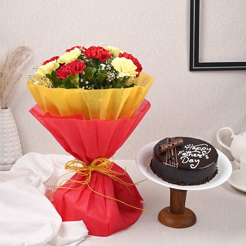 Flowers N Cake - Best Combo for Fathers Day