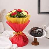 Flowers N Cake - Best Combo for Fathers Day