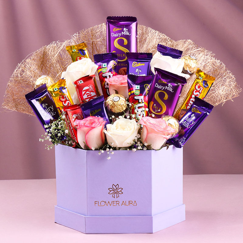 Flowers N Chocolates Hamper