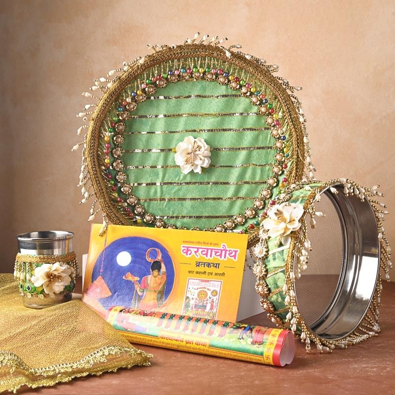 online karwa chauth thali set