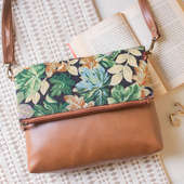 Folded Floral Sling Bag For Ladies