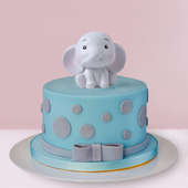 Fondant Elephant Fun Cake, Animal Theme Cakes
