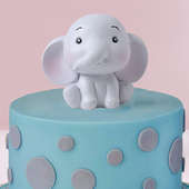 Fondant Elephant Fun Cake