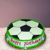 Football Field Cream Cake, Kids Birthday Cake
