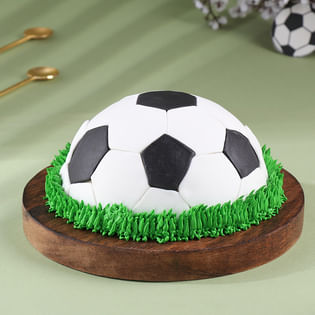 Football Pinata Birthday Cake