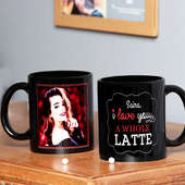 I Love You Personalised Mug with Both Sided View