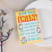 For You Friend Card