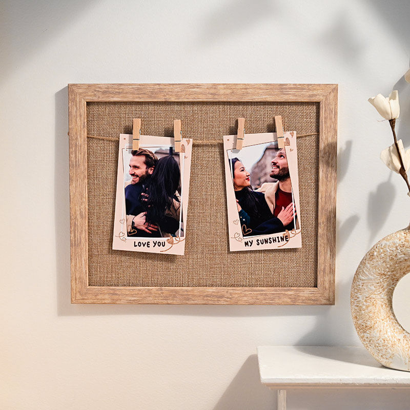 Clip Hanging Open Personalised Photo Frame